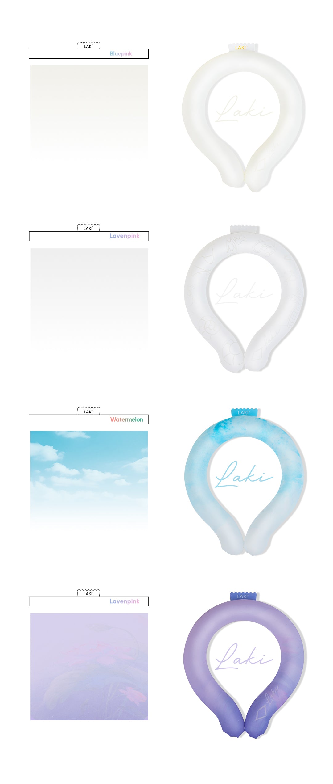 Laki 라키 18도 아이스 넥쿨러 얼음스카프 아이스넥밴드 250g