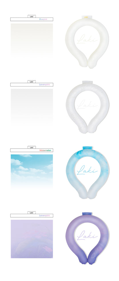 Laki 라키 18도 아이스 넥쿨러 얼음스카프 아이스넥밴드 250g