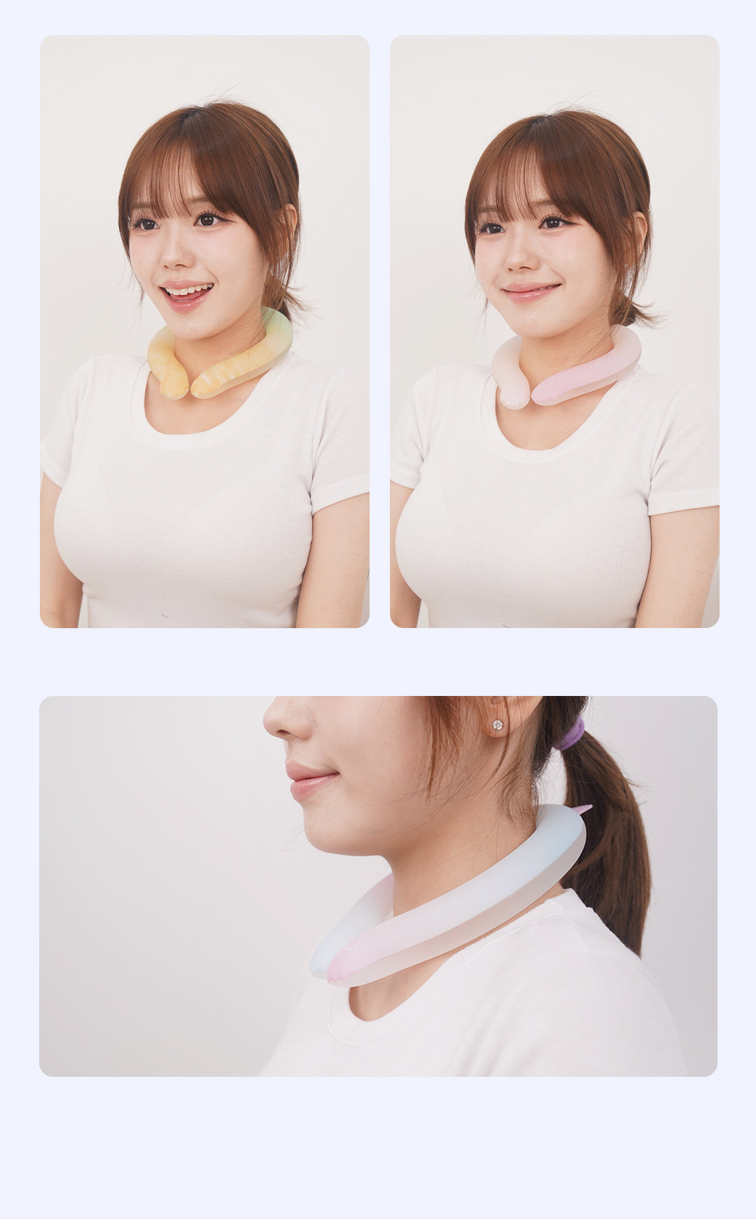 Laki 라키 18도 아이스 넥쿨러 얼음스카프 넥쿨링 얼음목도리 멀티 컬러