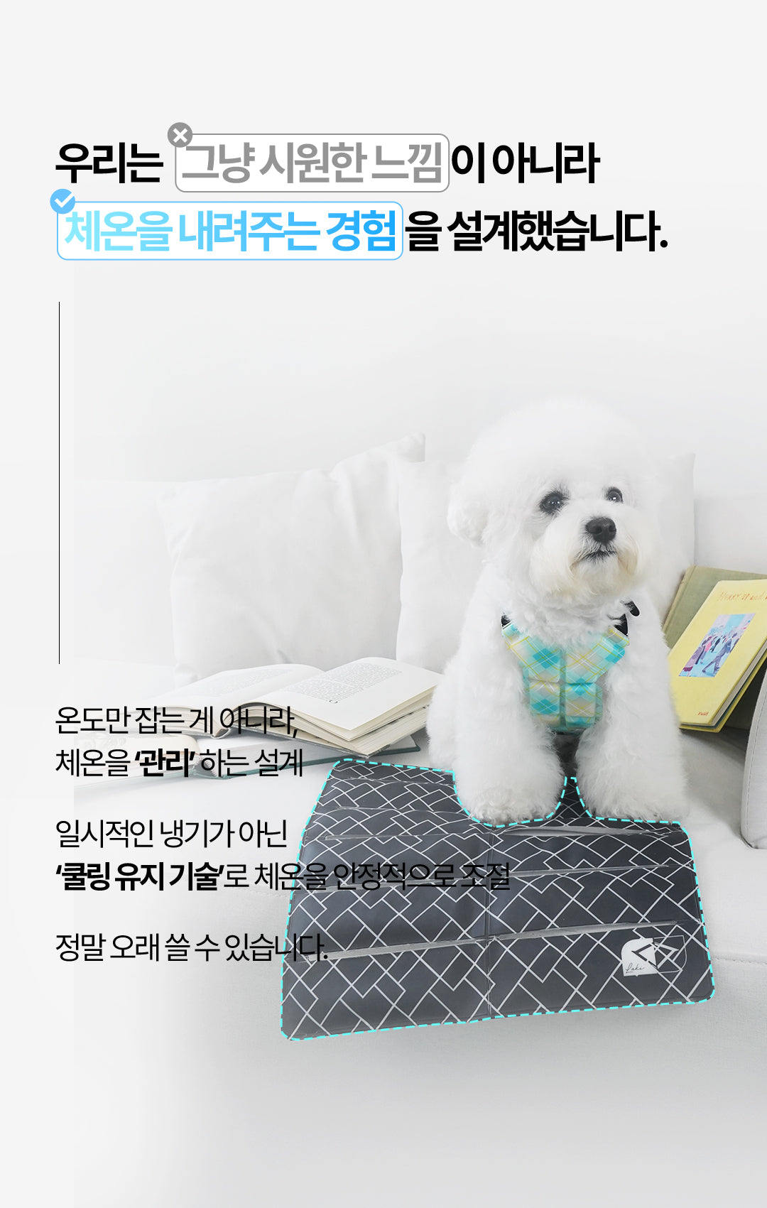 Laki 라키 아이스 강아지 쿨매트 반려동물 여름 애견 방석