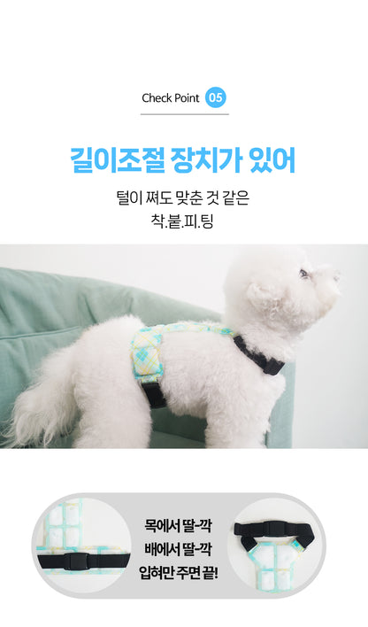 Laki 라키 28도 애견용 아이스 조끼 강아지 여름옷 쿨조끼